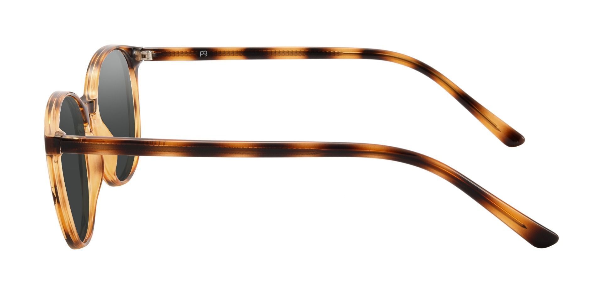 Shanley Oval Lined Bifocal Sunglasses - Tortoise Frame With Gray Lenses