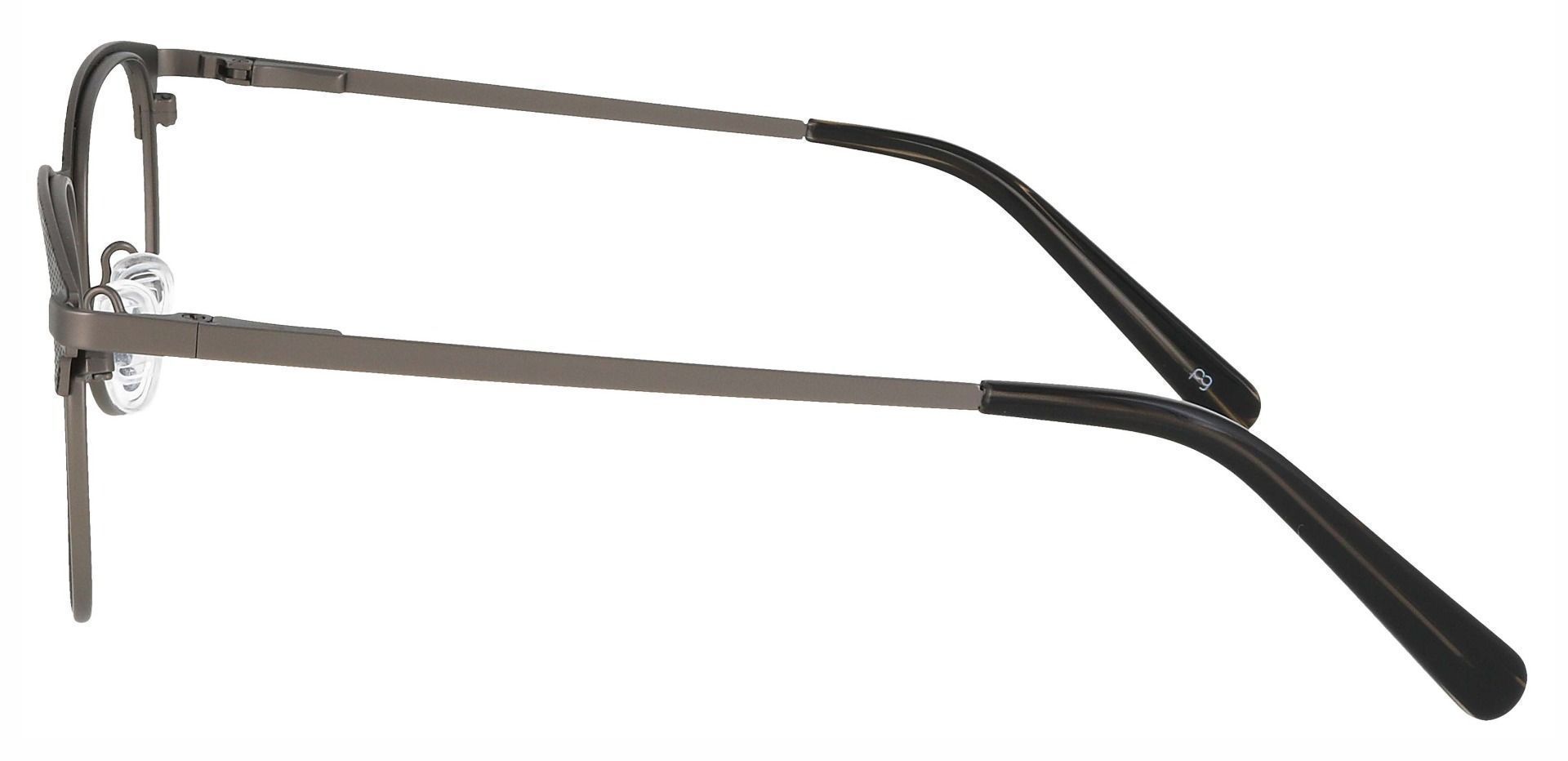 Roscoe Oval Lined Bifocal Glasses - Black