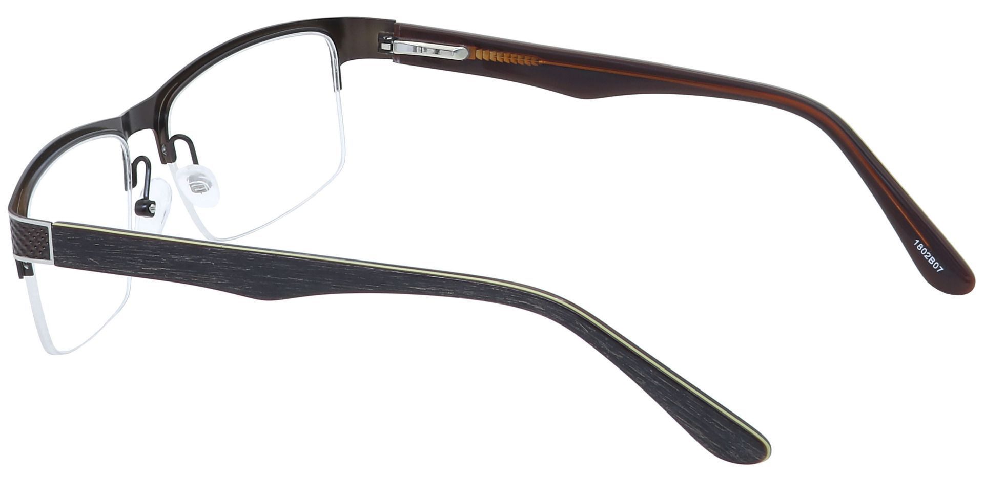 Executive Square Progressive Glasses - Brown