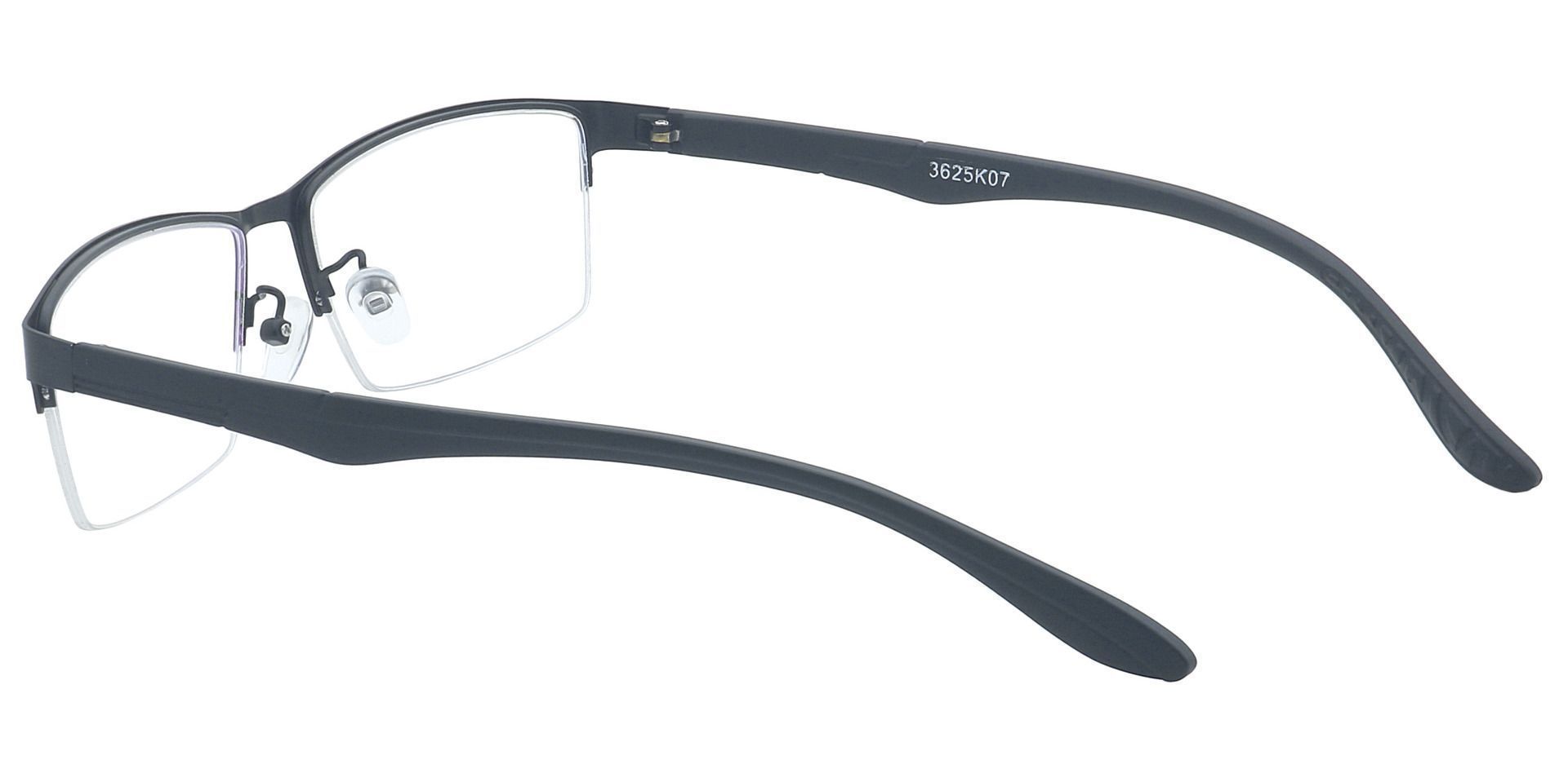 Ruben Rectangle Eyeglasses Frame - Black