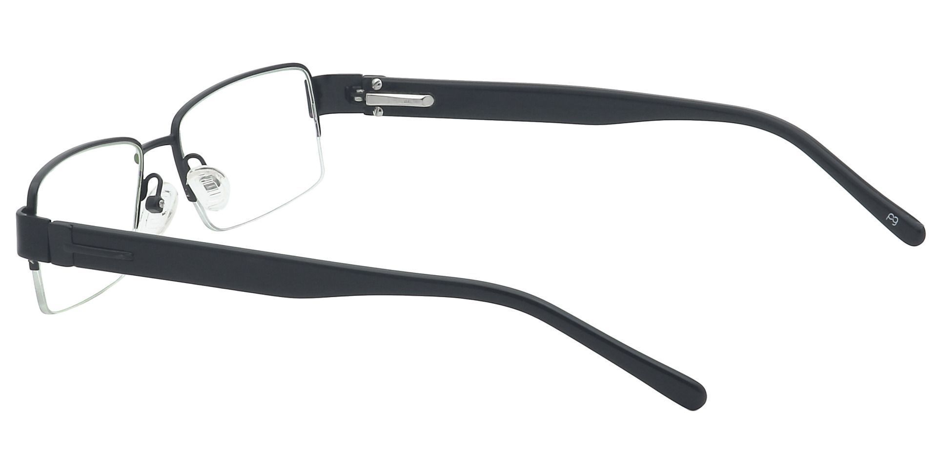 Roger Rectangle Non-Rx Glasses - Black