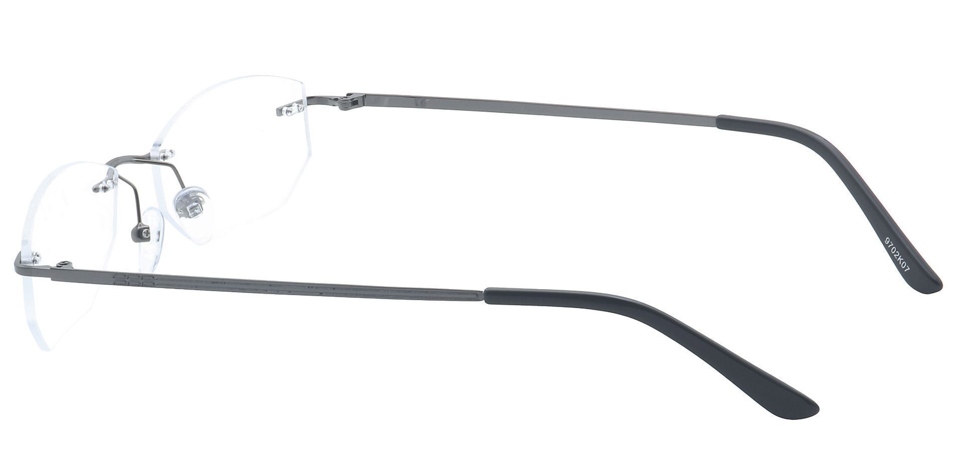 Raul Rimless Lined Bifocal Glasses - Black