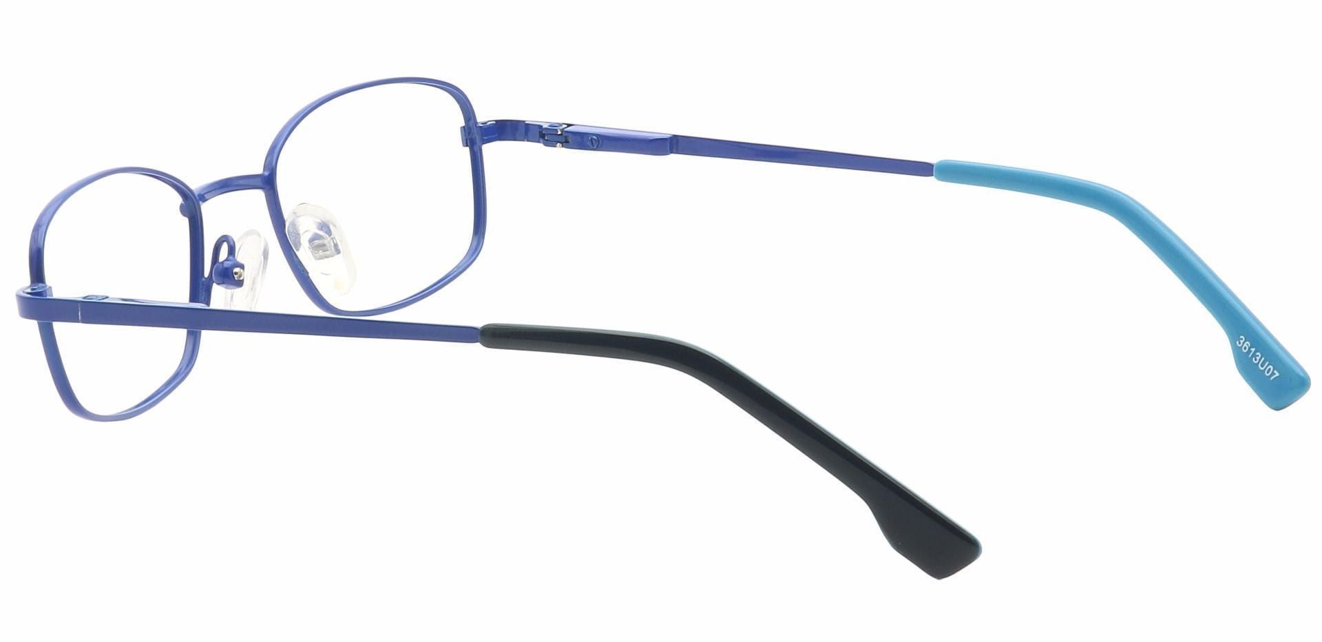 Gil Rectangle Single Vision Glasses - Blue