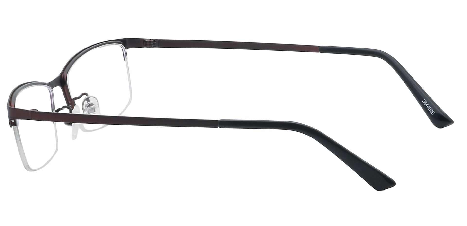 Parsley Rectangle Eyeglasses Frame - Brown