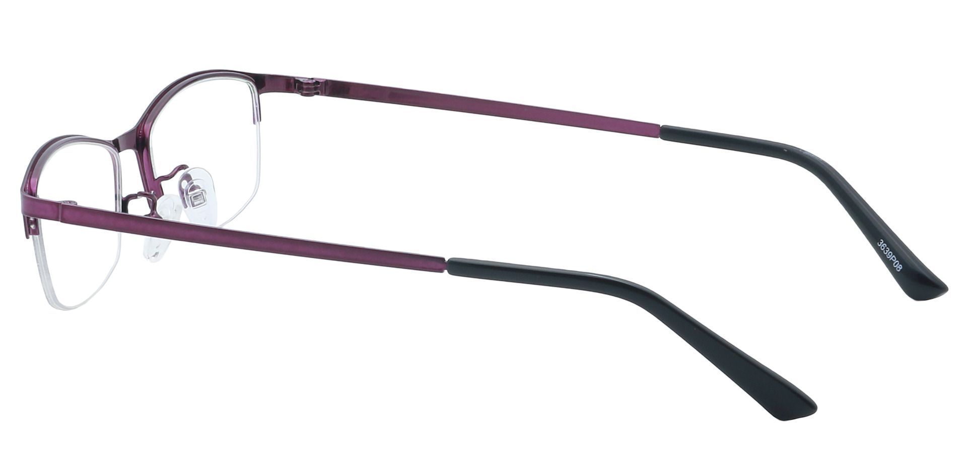 Eliza Rectangle Eyeglasses Frame - Purple