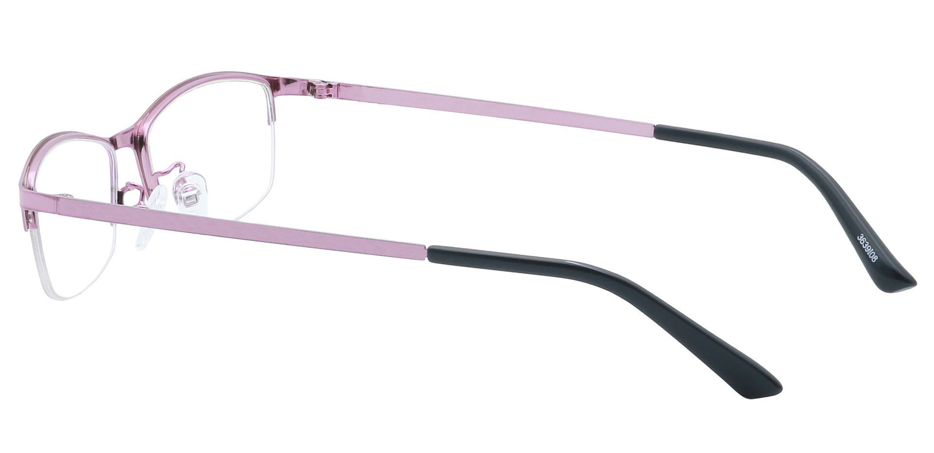 Eliza Rectangle Non-Rx Glasses - Pink
