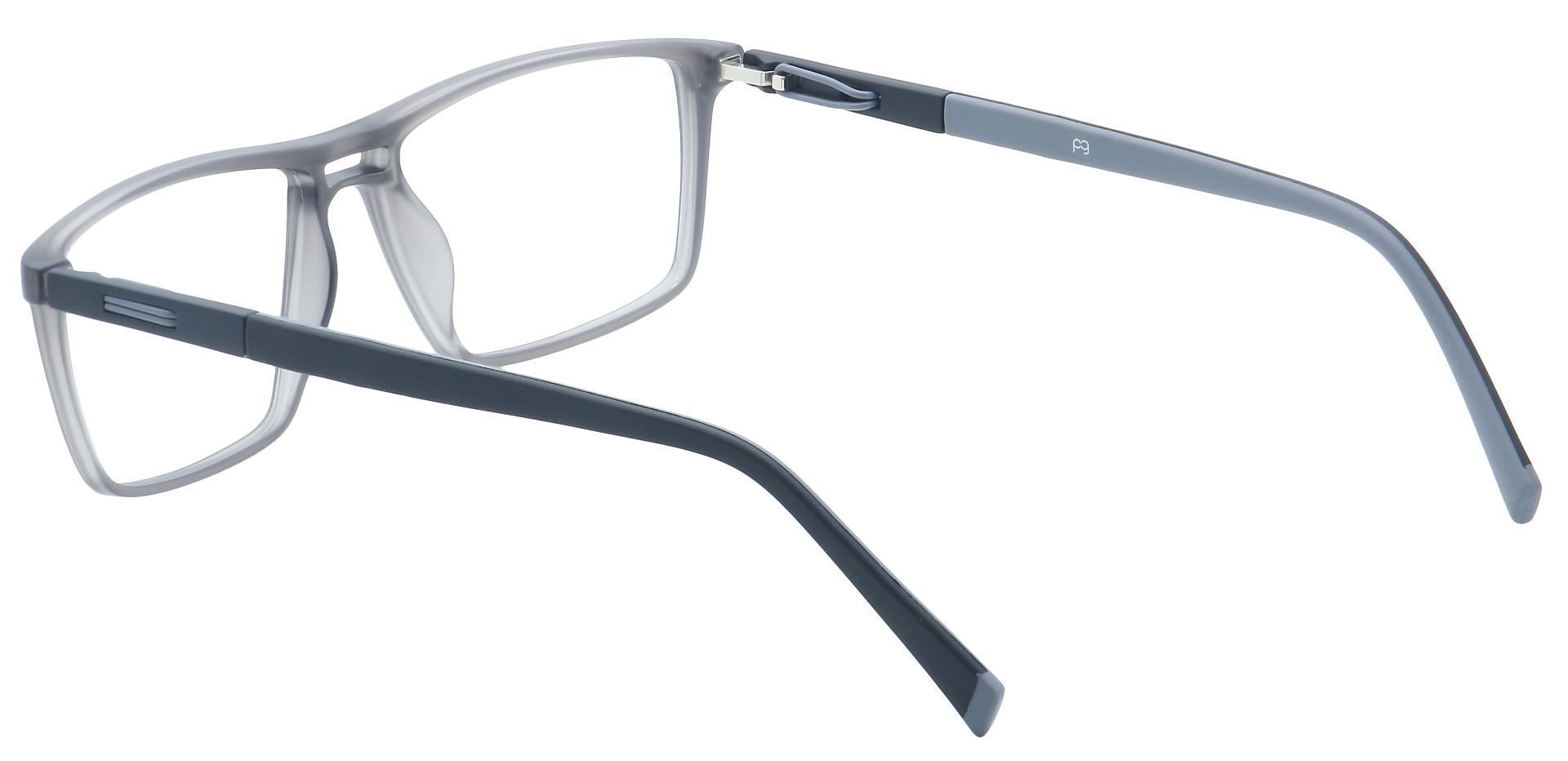 Covone Rectangle Eyeglasses Frame - Gray