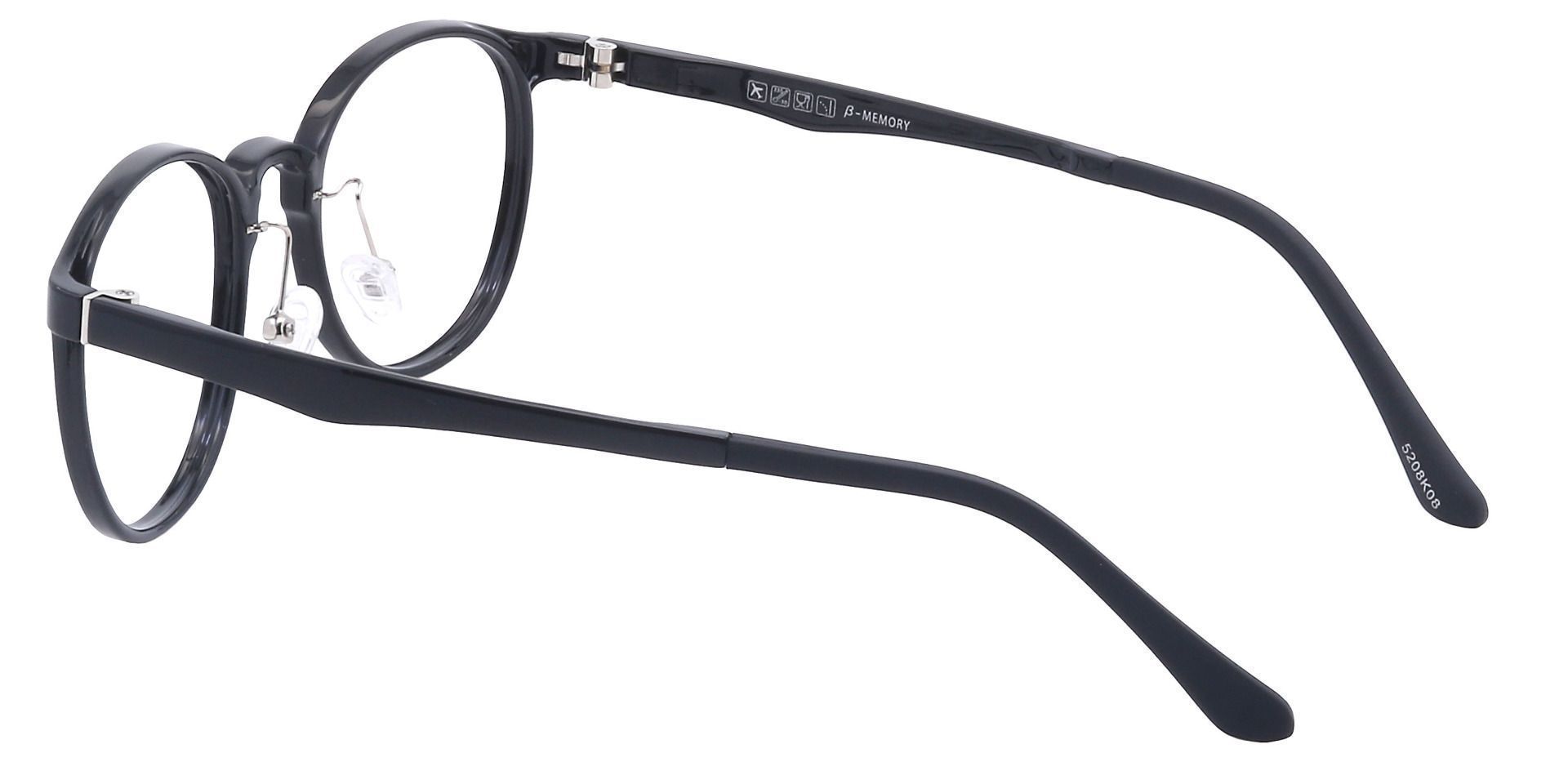 Nimbus Oval Reading Glasses - Black