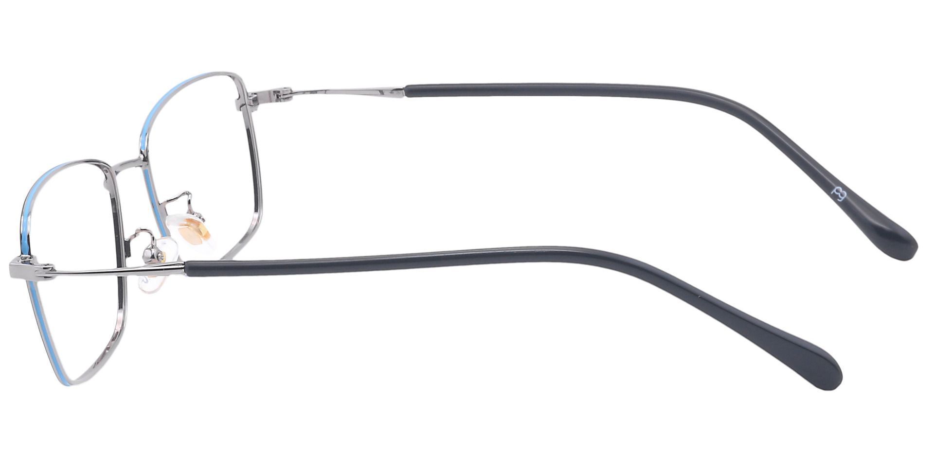 Diaz Rectangle Progressive Glasses - Clear