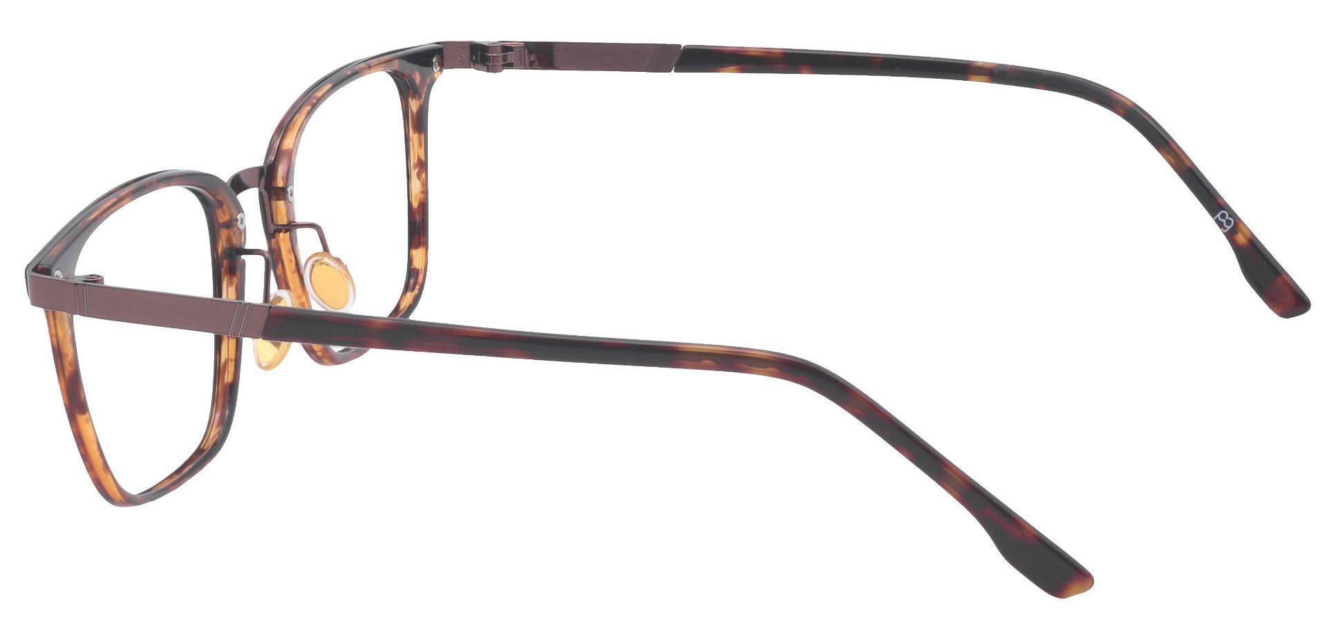 Rigby Oval Eyeglasses Frame - Leopard