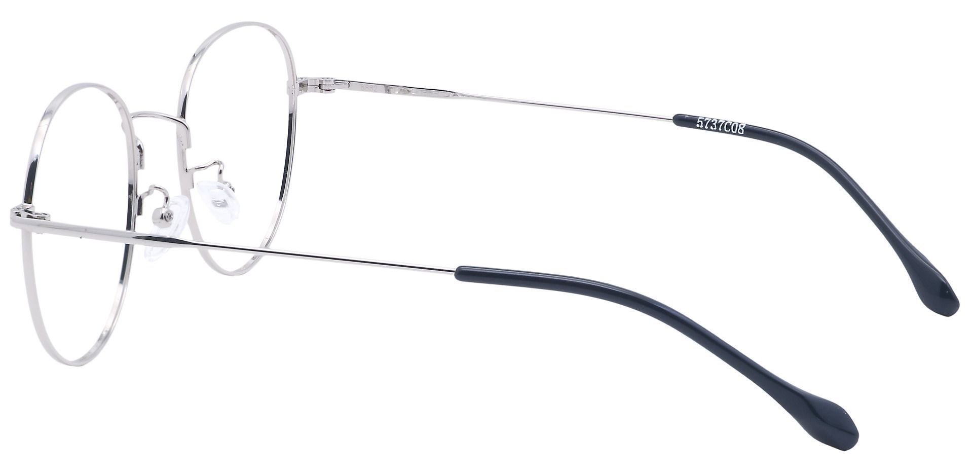 Miller Oval Blue Light Blocking Glasses - Gray