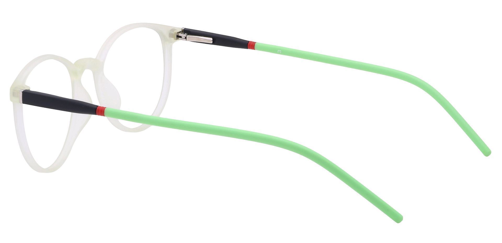 Vivi Round Lined Bifocal Glasses - Green