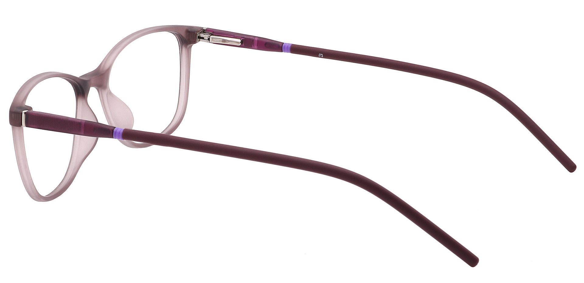 Hazel Square Blue Light Blocking Glasses - Purple