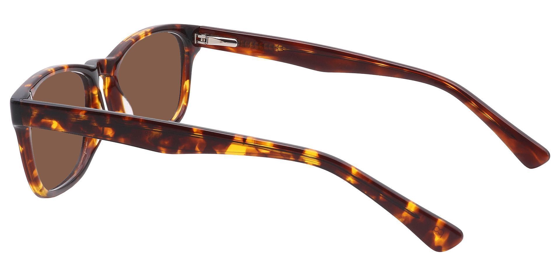 Morris Rectangle Lined Bifocal Sunglasses - Tortoise Frame With Brown Lenses