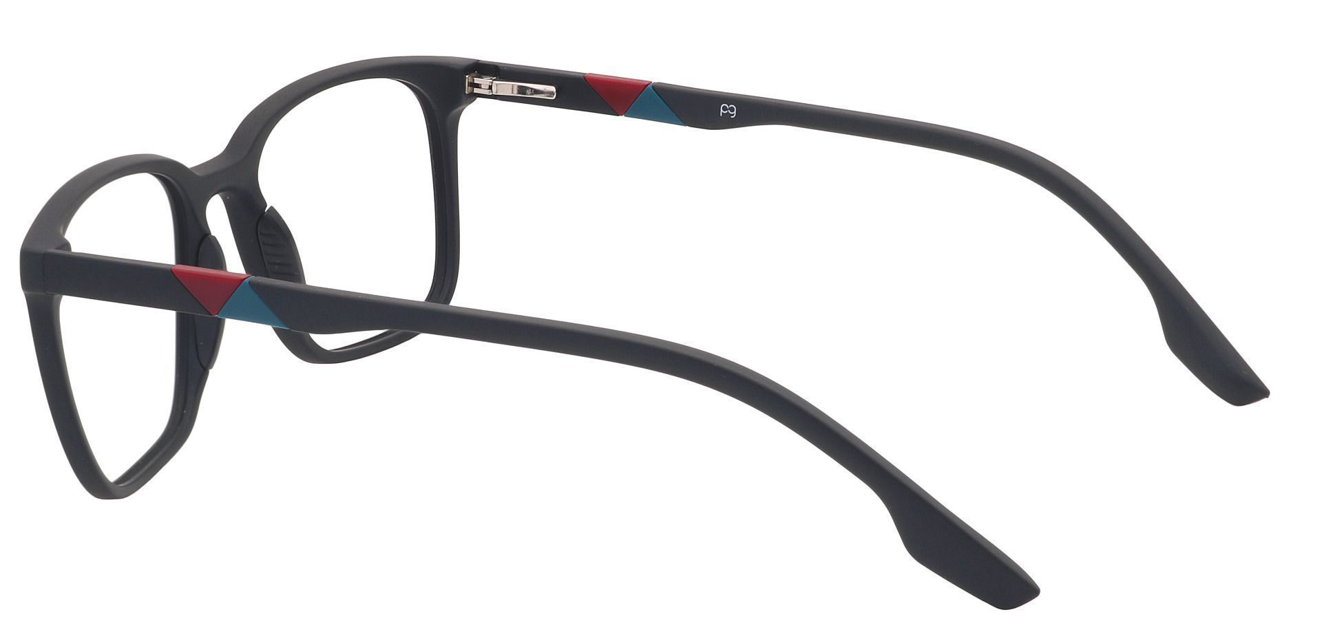 Elia Square Non-Rx Glasses - Black