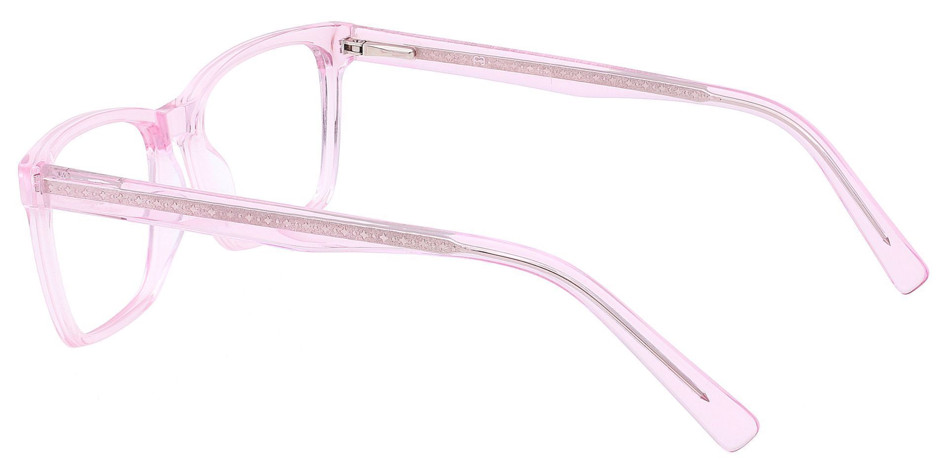 Galaxy Rectangle Prescription Glasses - Pink