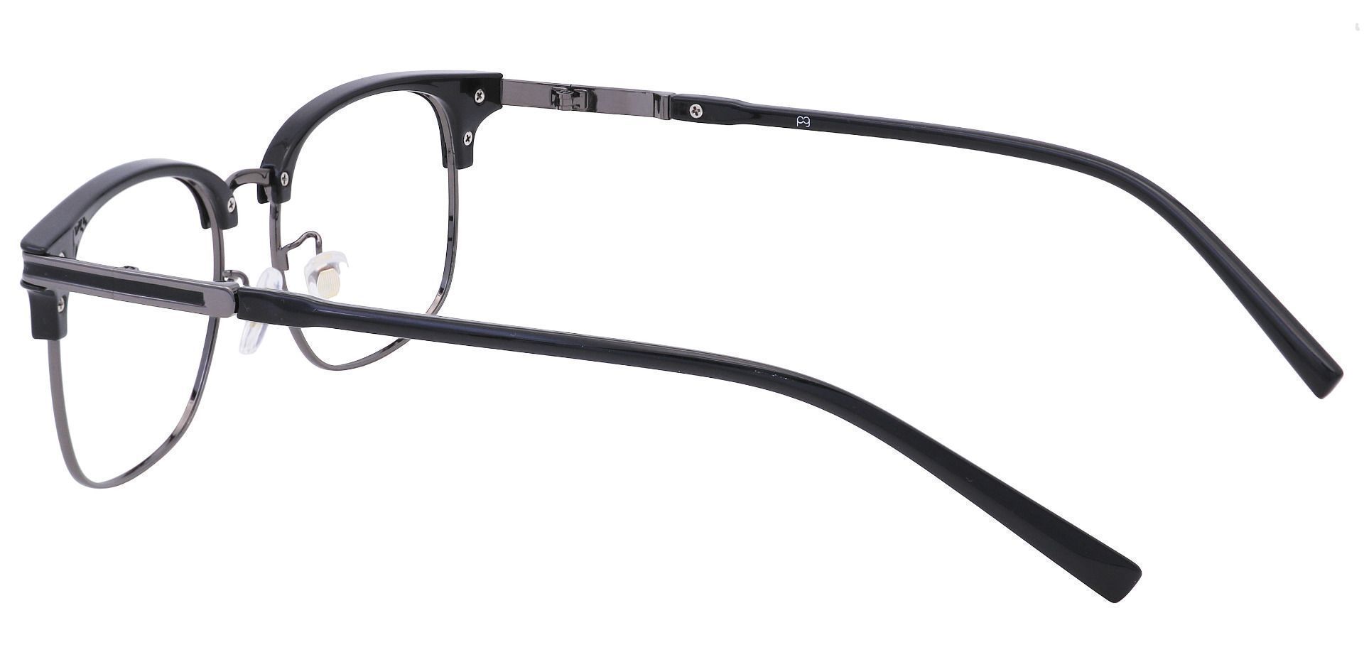 Cafe Browline Eyeglasses Frame - Black