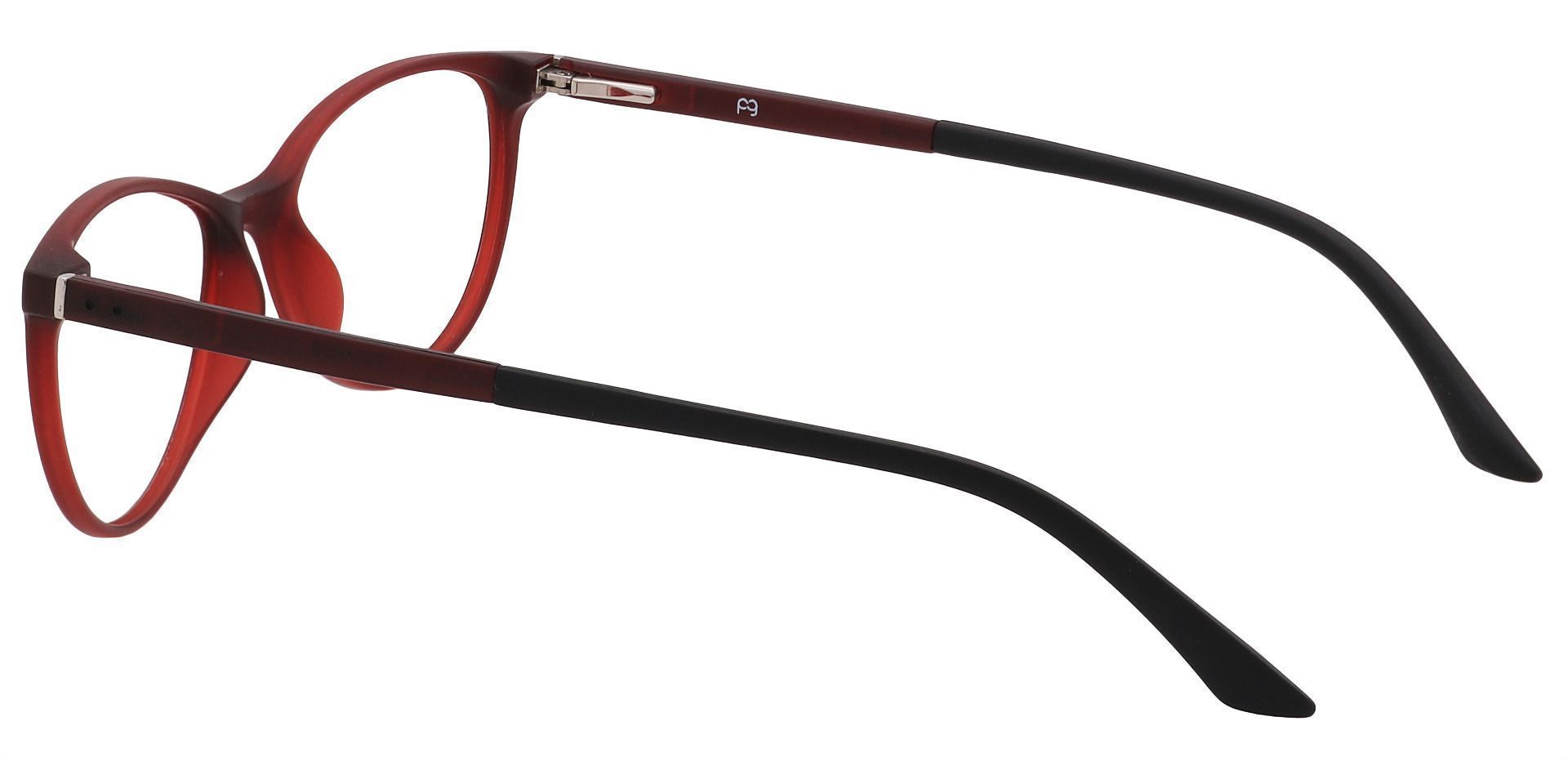 Daria Cat-Eye Lined Bifocal Glasses - Red