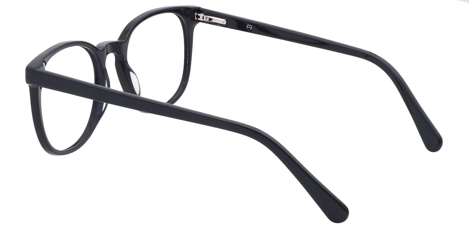Nebula Round Lined Bifocal Glasses - Black