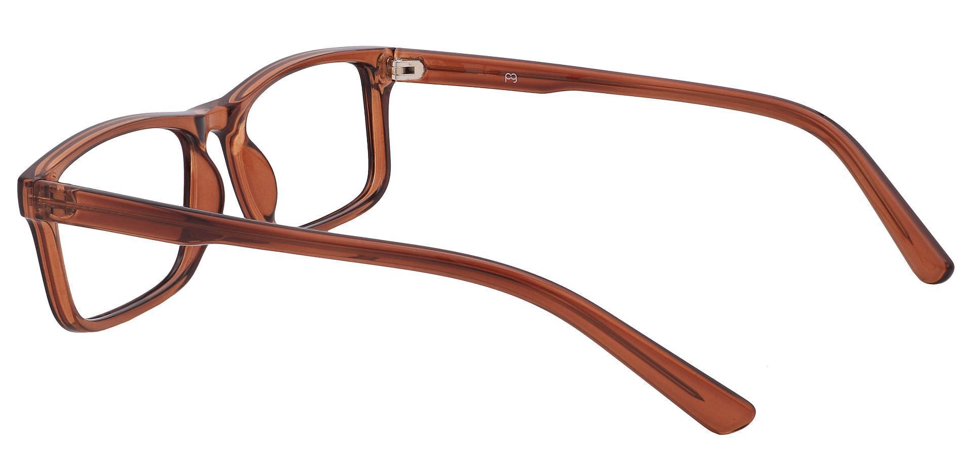 Ames Rectangle Eyeglasses Frame - Brown