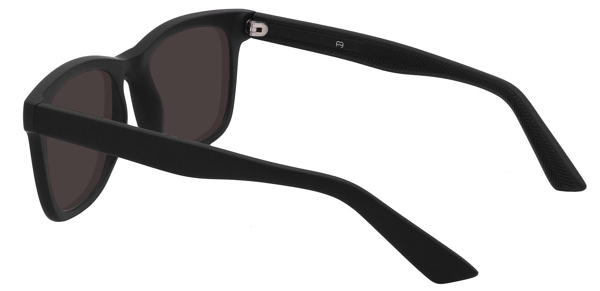 McKinley Square Non-Rx Sunglasses - Black Frame With Gray Lenses
