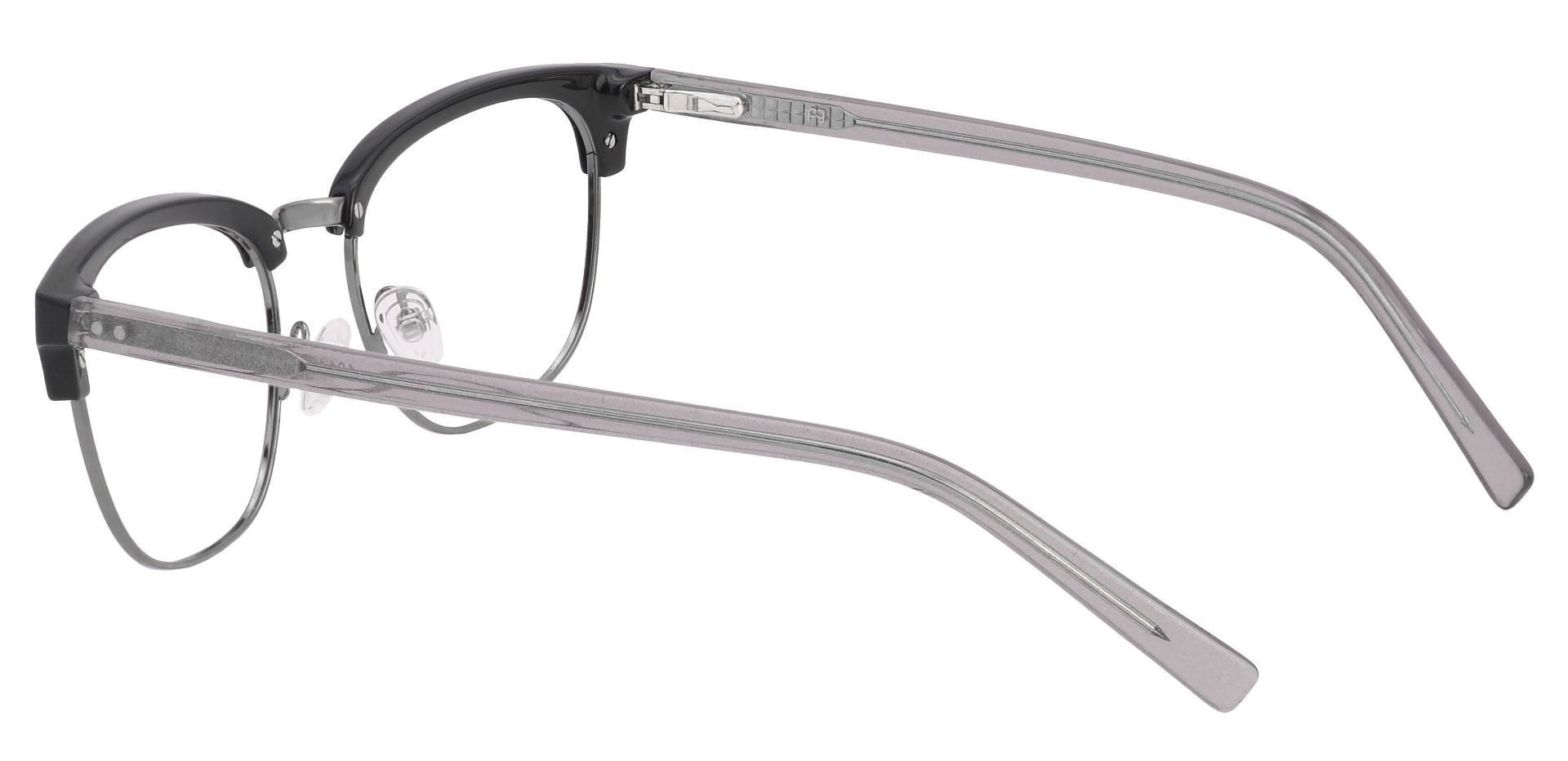 Monroe Browline Eyeglasses Frame - Gray