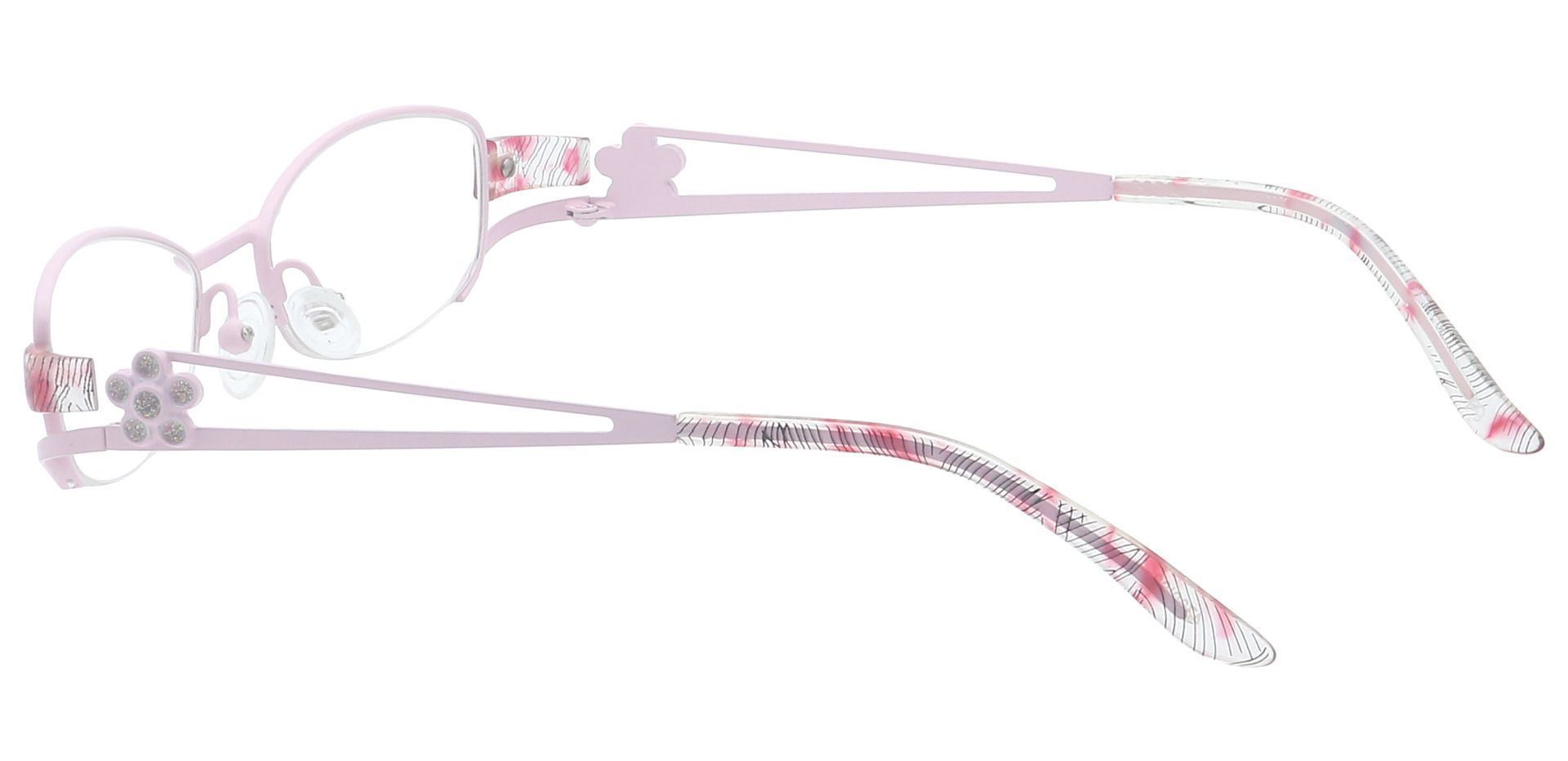 Sandra Oval Non-Rx Glasses - Pink