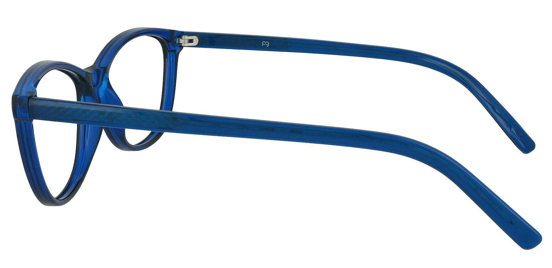 Sally Oval Prescription Glasses - Blue