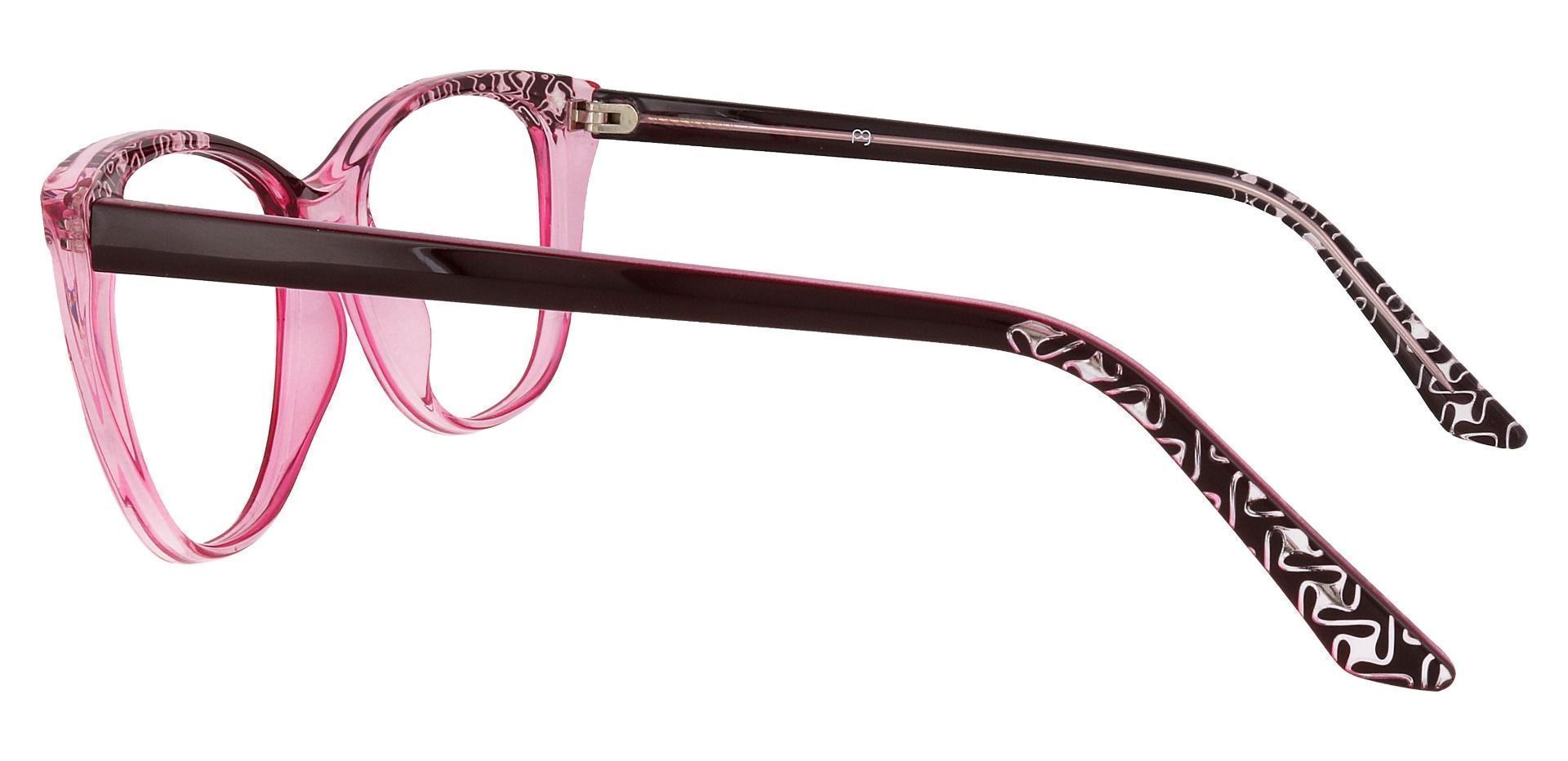 Alberta Cat Eye Prescription Glasses - Pink