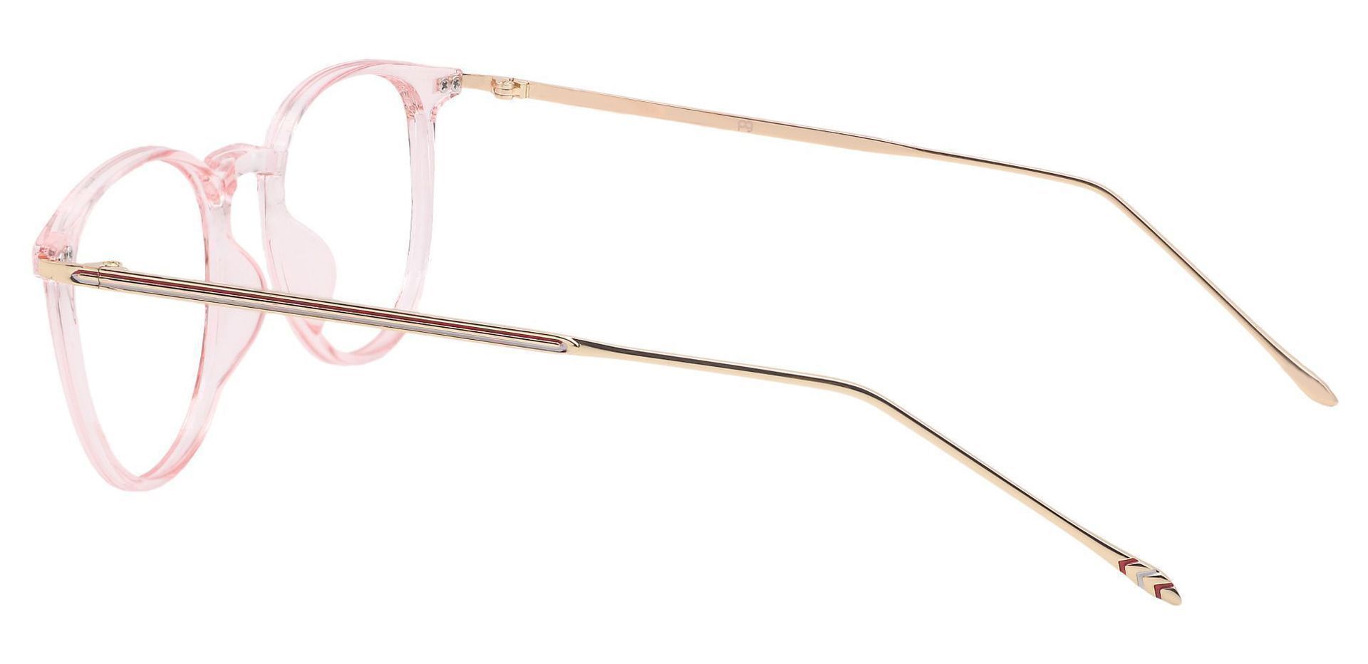 Elliott Round Non-Rx Glasses - Pink
