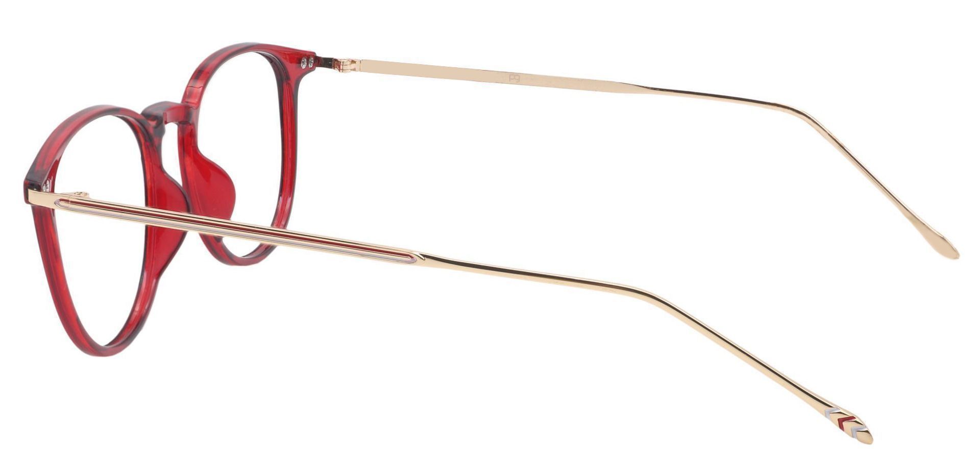 Elliott Round Eyeglasses Frame - Red