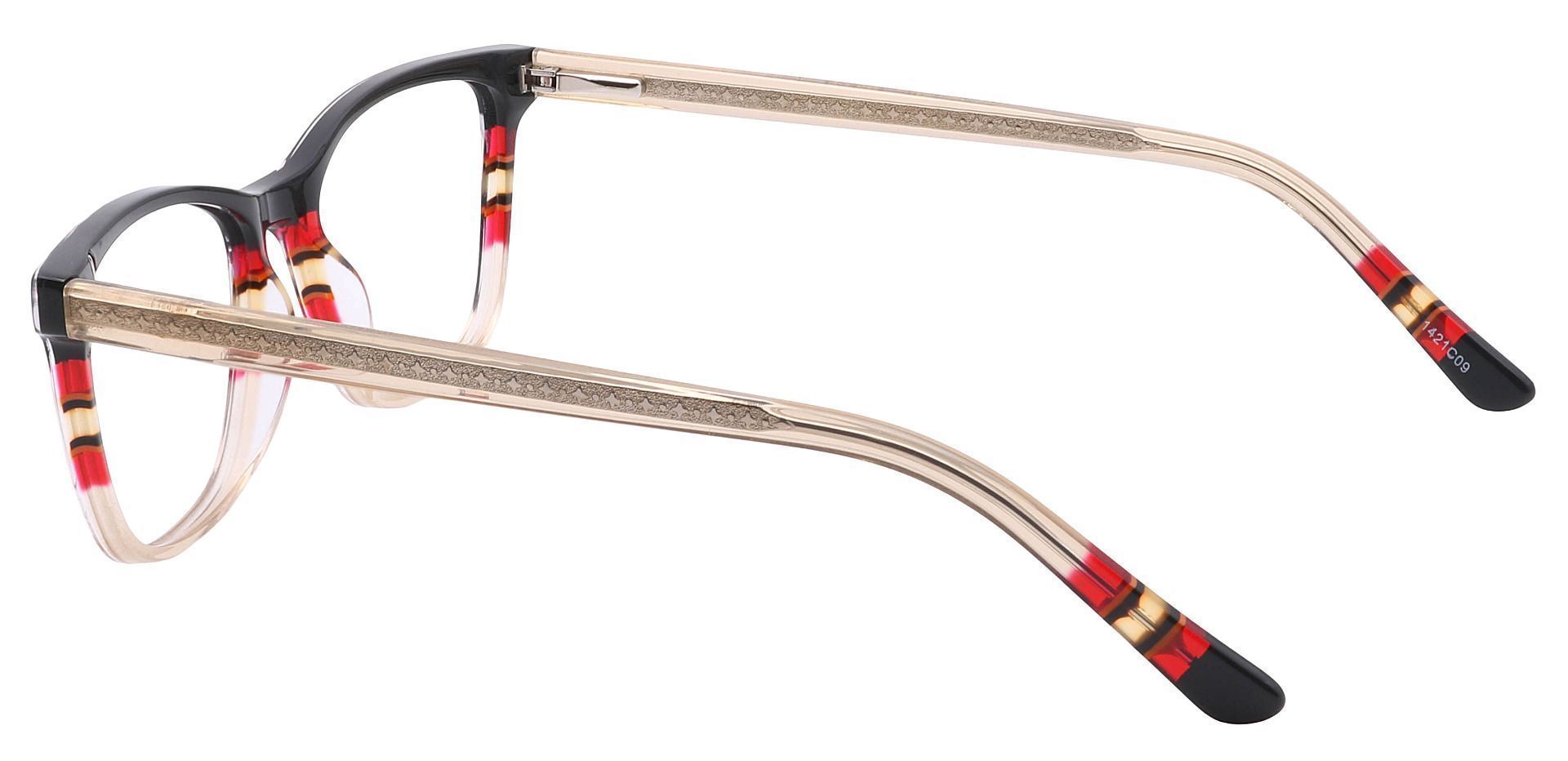 Taffie Oval Eyeglasses Frame - Clear