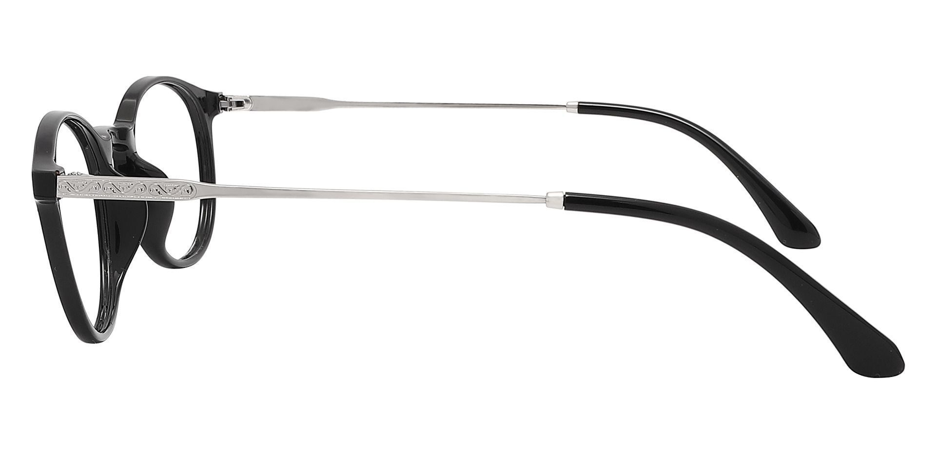 Felton Oval Lined Bifocal Glasses - Black