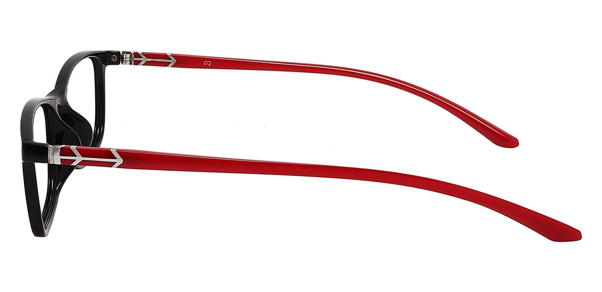 Glasgow Rectangle Prescription Glasses Black Men's Eyeglasses