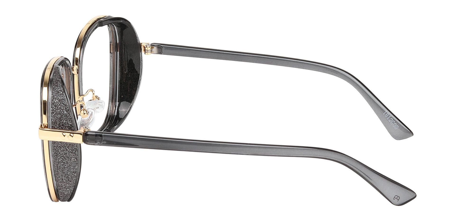 Shimmer Square Non-Rx Glasses - Gray
