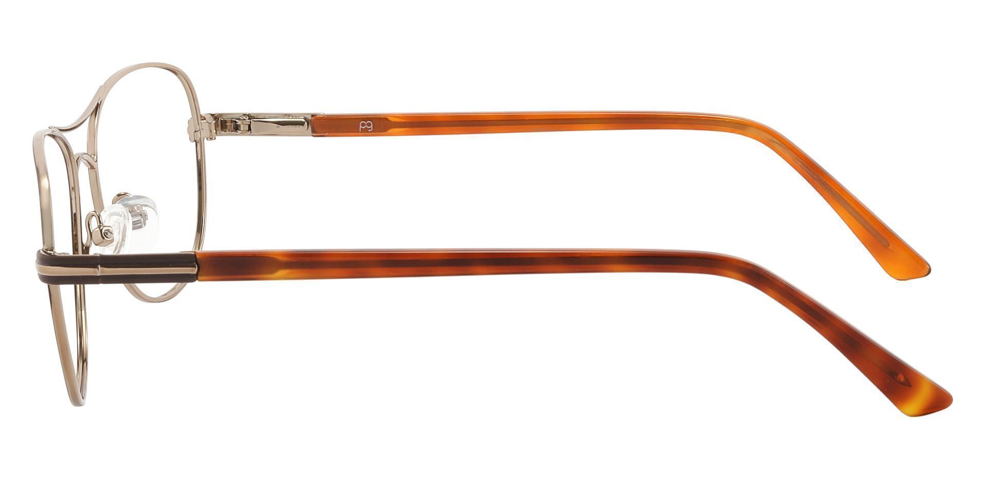 Reeves Aviator Progressive Glasses - Brown
