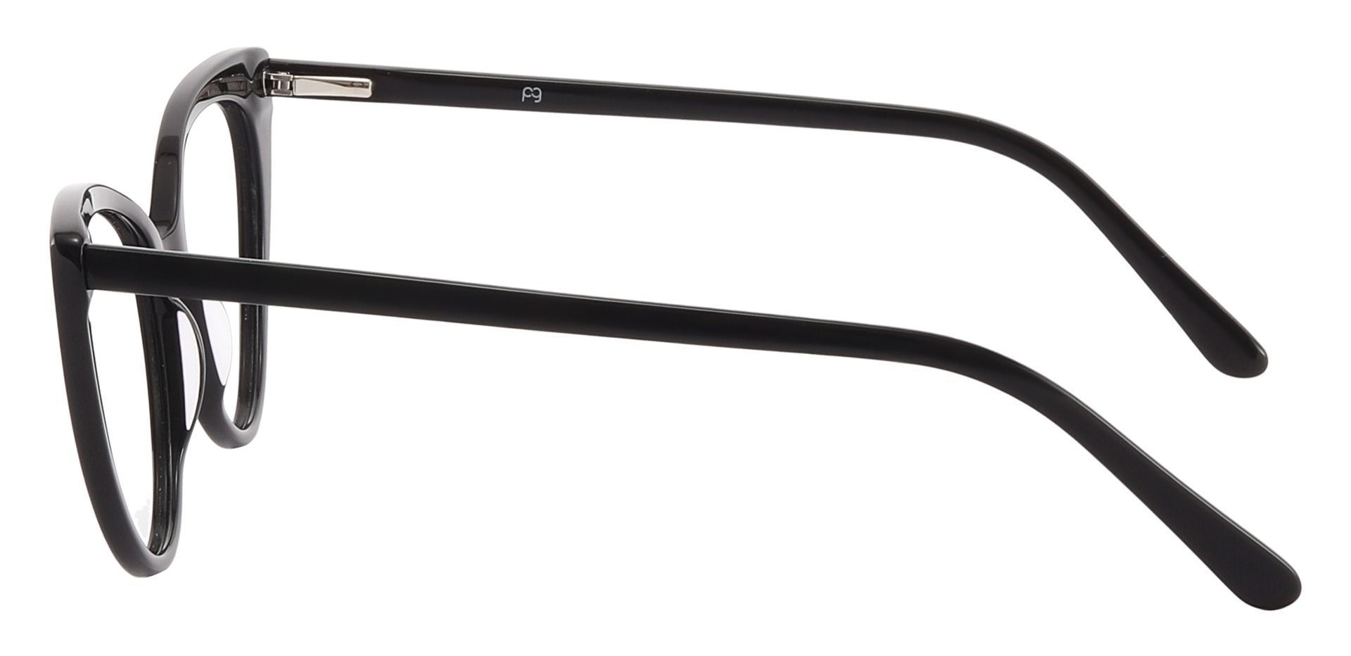 Bristol Cat Eye Lined Bifocal Glasses - Black