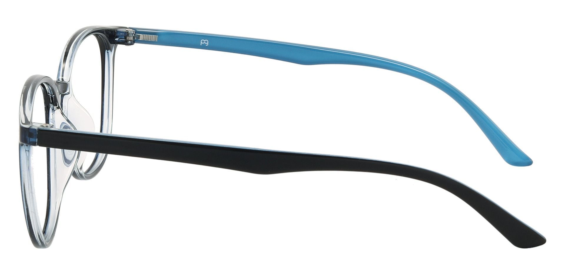 Kelso Square Lined Bifocal Glasses - Blue