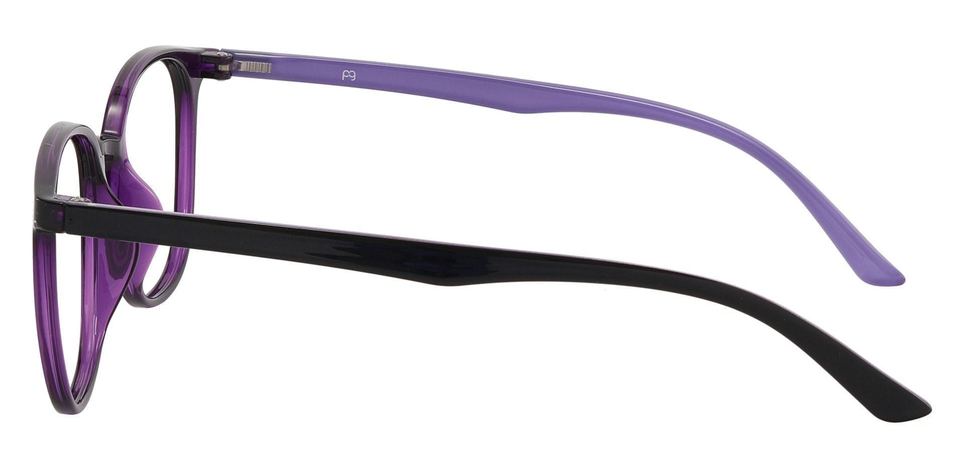 Kelso Square Non-Rx Glasses - Purple