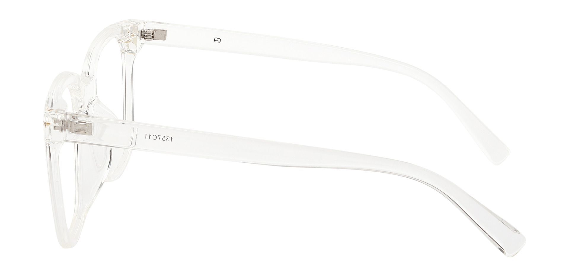 Charlie Oversized Lined Bifocal Glasses - Clear