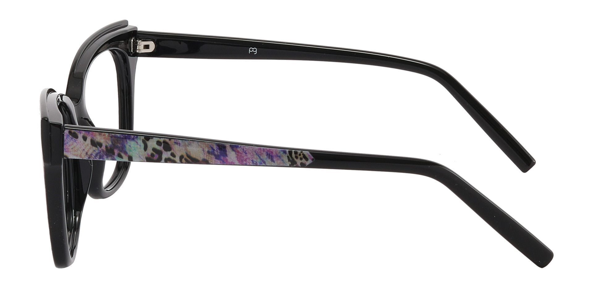 Hera Cat Eye Lined Bifocal Glasses - Black