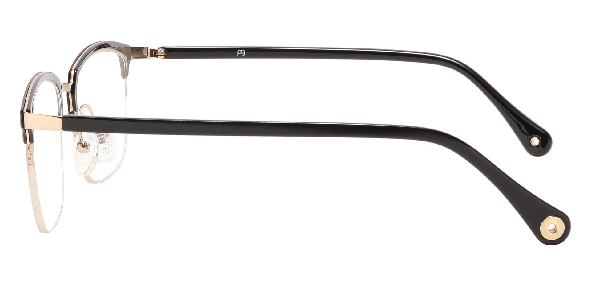 Atlantic Browline Non-Rx Glasses - Black