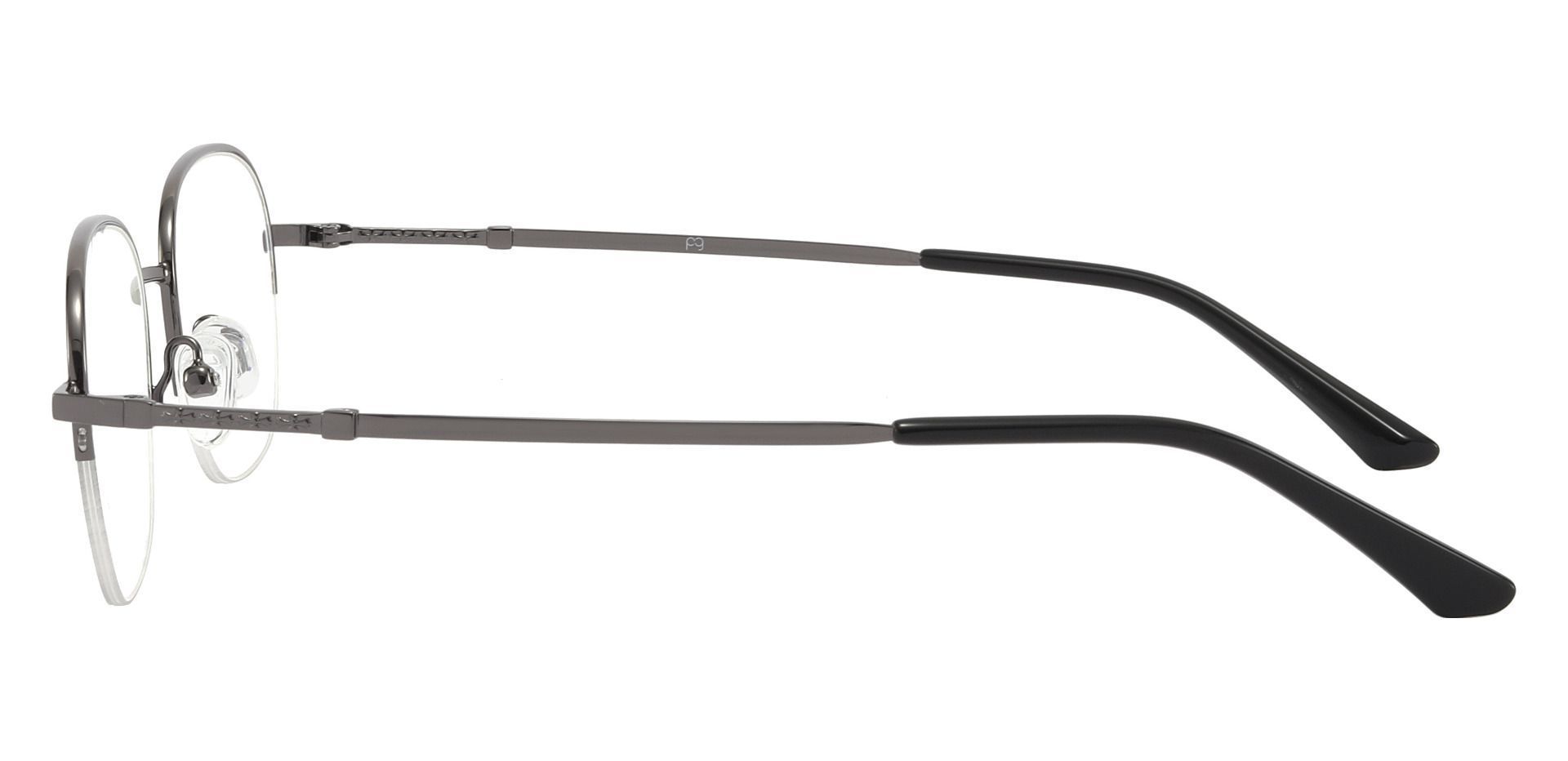 Rochester Oval Non-Rx Glasses - Gray