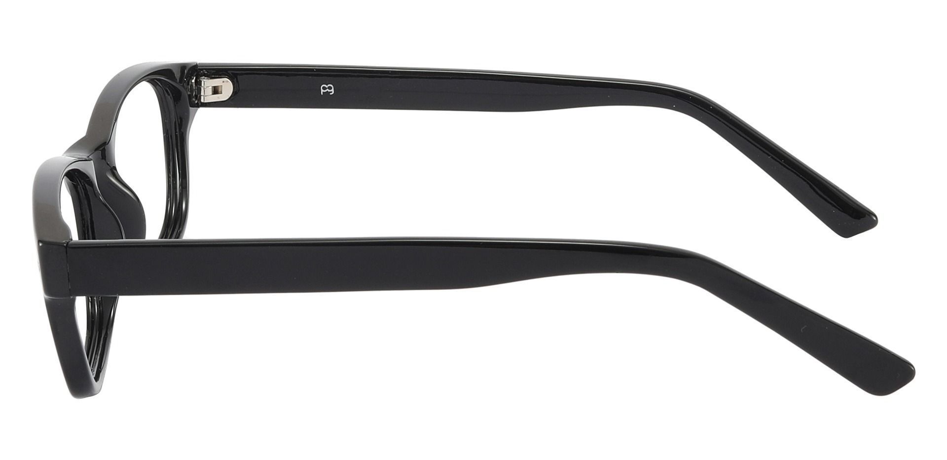 Shaw Oval Eyeglasses Frame - Black