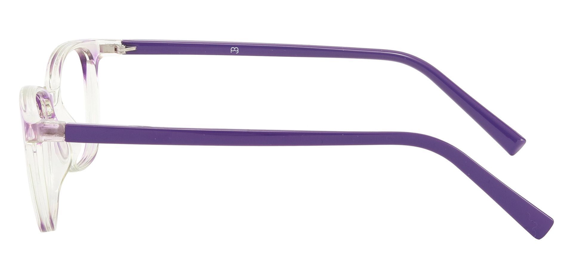 Bravo Rectangle Prescription Glasses - Purple