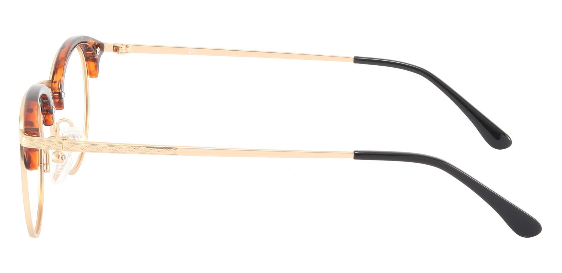 Shultz Browline Lined Bifocal Glasses - Gold