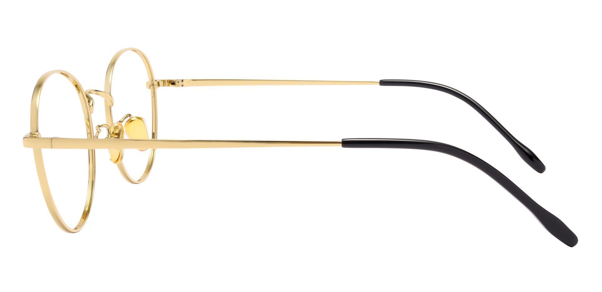 Lisbon Round Progressive Glasses - Gold