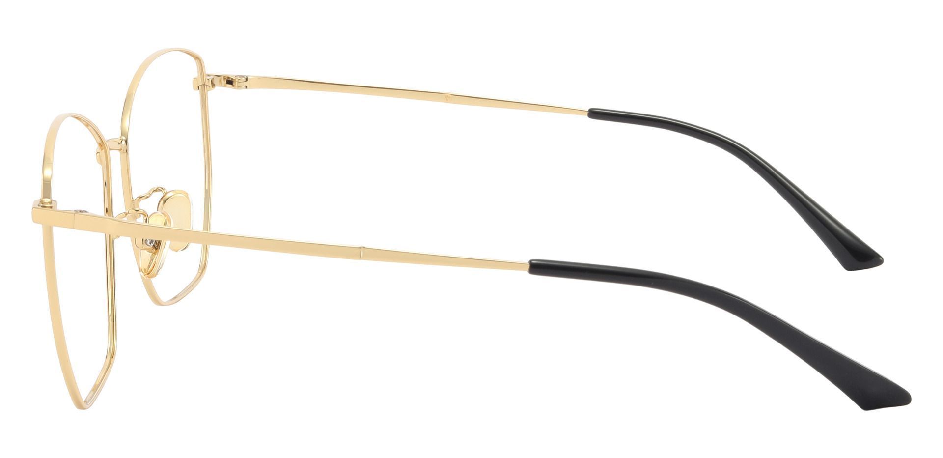 Boswell Geometric Lined Bifocal Glasses - Gold