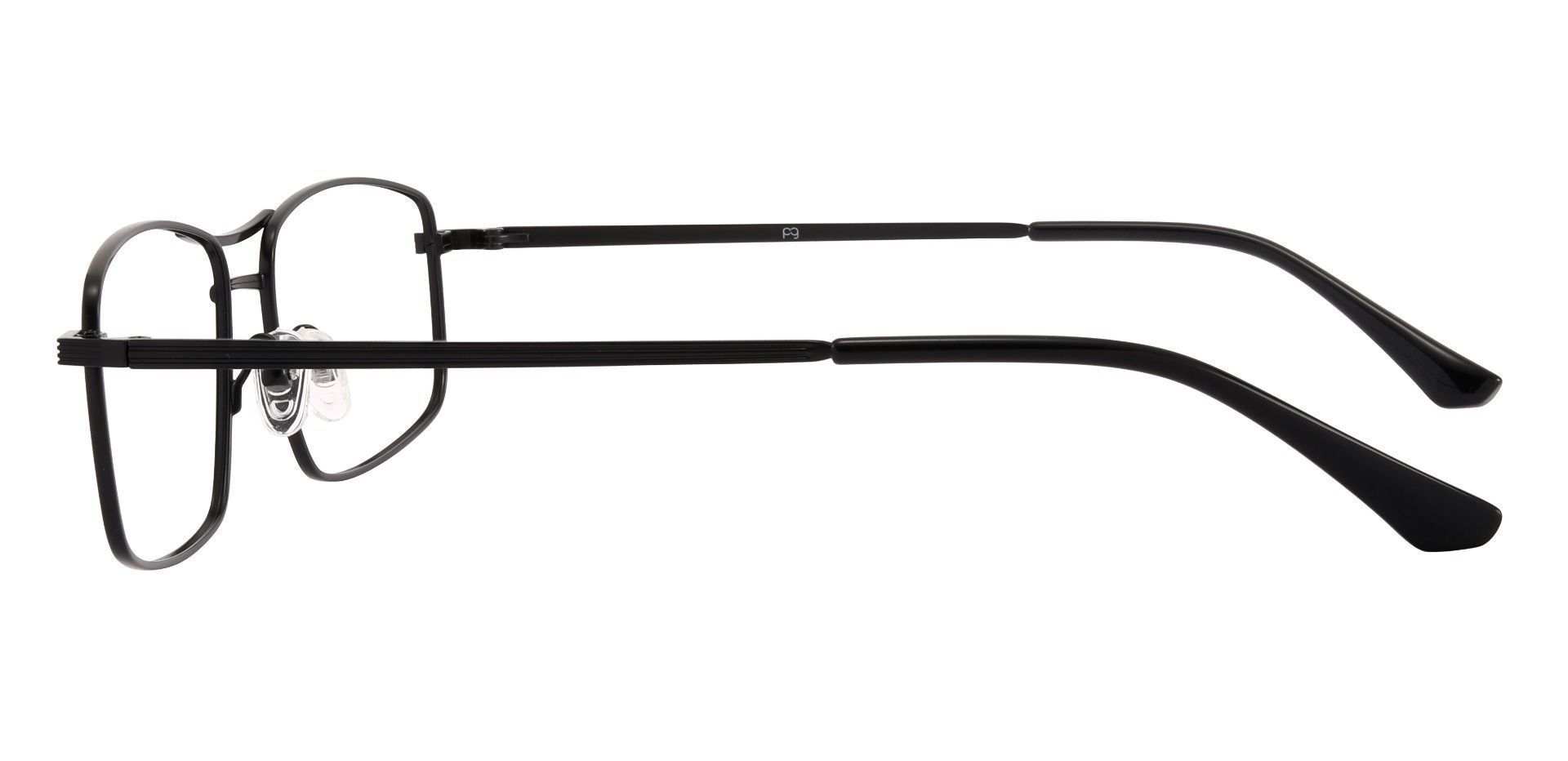 Cyril Aviator Eyeglasses Frame - Black
