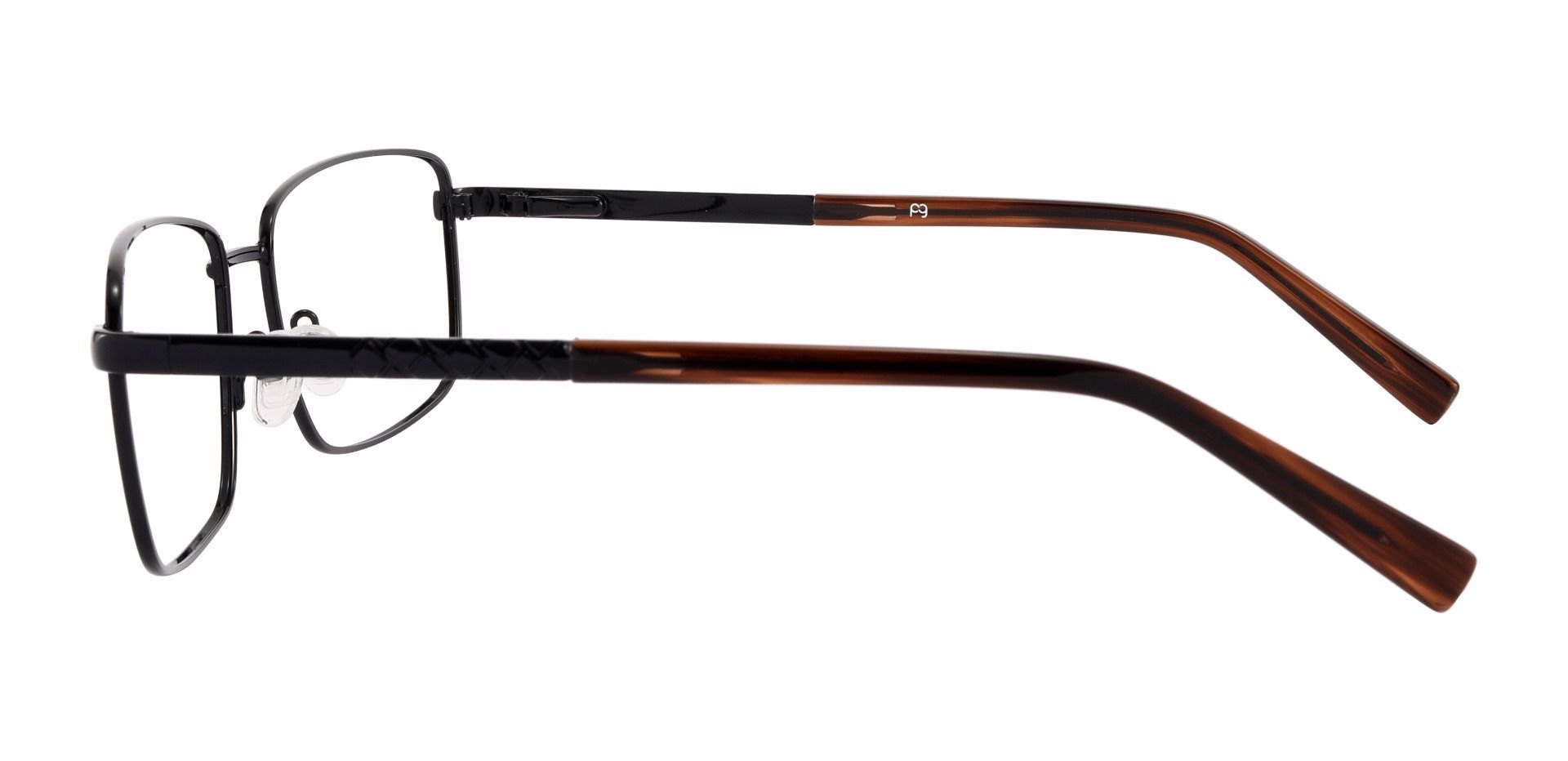 Marshall Rectangle Lined Bifocal Glasses - Black